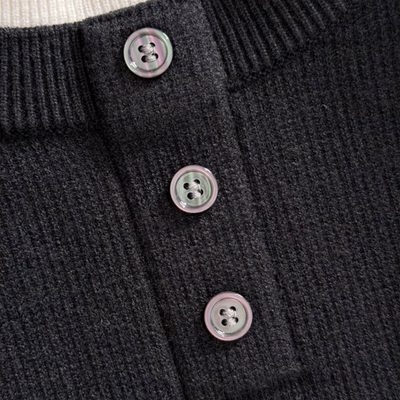 Fendi knitted henley sweater — 4