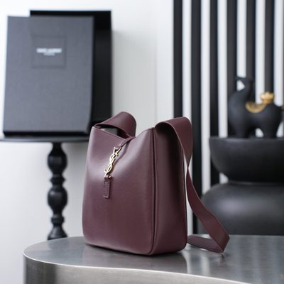 Saint Laurent Le 5 à 7 leather shoulder bag — 3