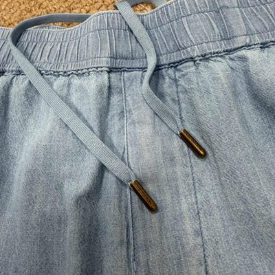 Louis Vuitton Embroidered Signature Chambray Shorts — 7