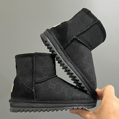 Gucci GG Monogram mini boots — 9