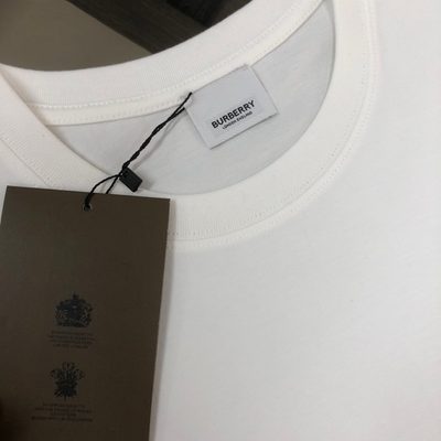 Burberry Thistle Logo Cotton T-Shirt — 4