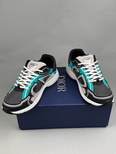 Dior B30 sneakers in anthracite green — 4