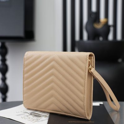 Saint Laurent Cassandre Matelassé Flap Pouches — 7
