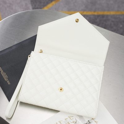 Saint Laurent Cassandre Matelassé Flap Pouch — 10