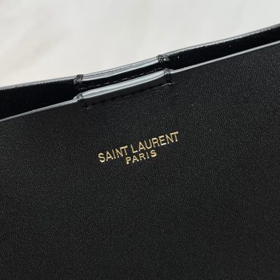 Saint Laurent Shopping E/W Leather Tote Bag — 5