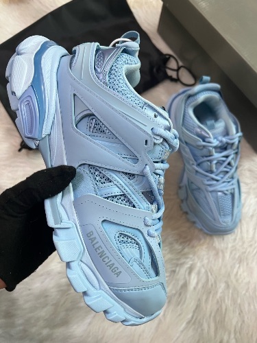 Balenciaga Track sneakers in light blue — 4