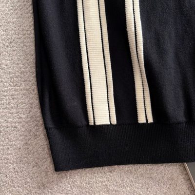 long-sleeve knitted polo sweater — 6