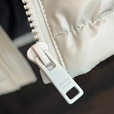 Prada shiny nylon puffer jacket — 9