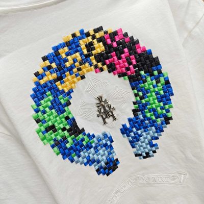 Chrome Hearts Black Casual Sunflower Tee — 8