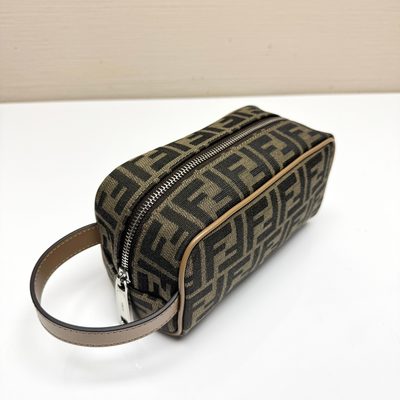 Fendi Small FF Jacquard Toiletry Case (T) — 4