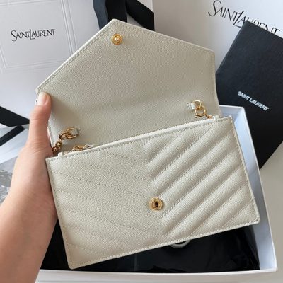 Saint Laurent Classic Cassandre Chain Wallet — 7