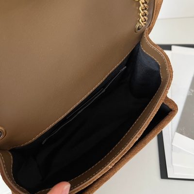 Saint Laurent Niki Mini suede shoulder bag — 9