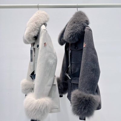 Moncler Grenoble Devez Shearling-Trimmed Field Jacket — 3