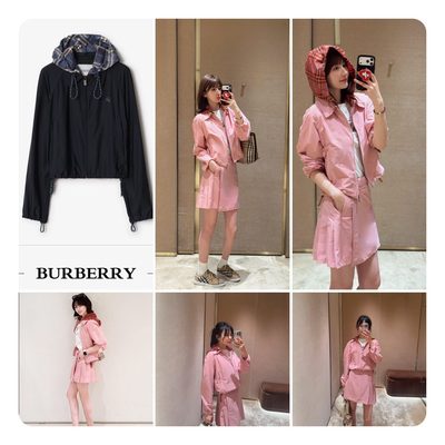 Burberry Cropped Newcott Hooded Jacket — 7