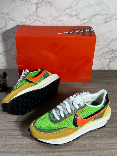 Nike x Sacai LDWaffle "Green Gusto" sneakers — 4