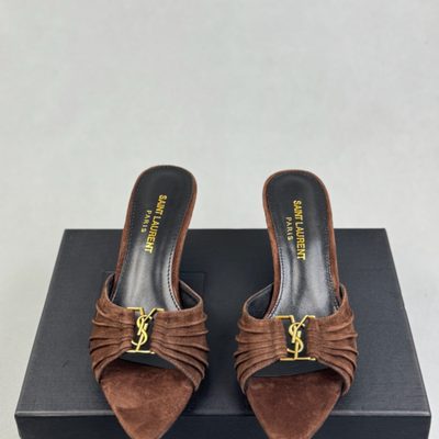Saint Laurent Babylone kitten-heel mules — 3