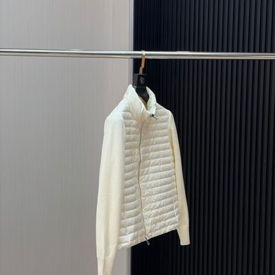Moncler Padded Wool Zip-Up Cardigan — 3