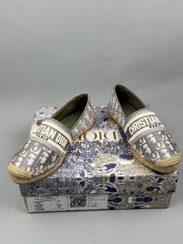 Dior Granville espadrilles in grey — 4