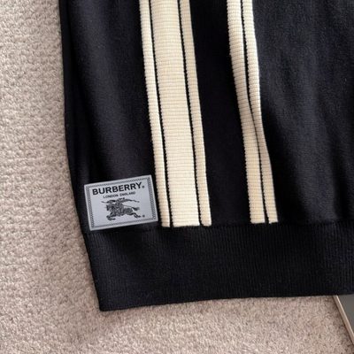 Burberry long-sleeve knit polo sweater — 6