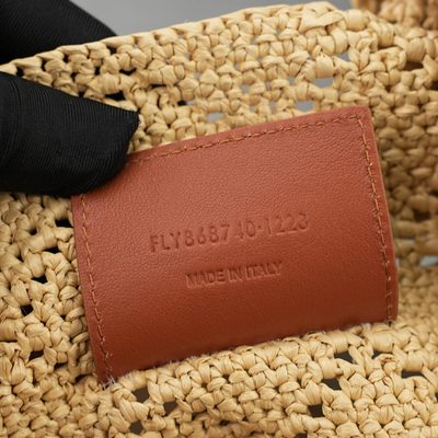 Saint Laurent Icare Hobo in Raffia — 11