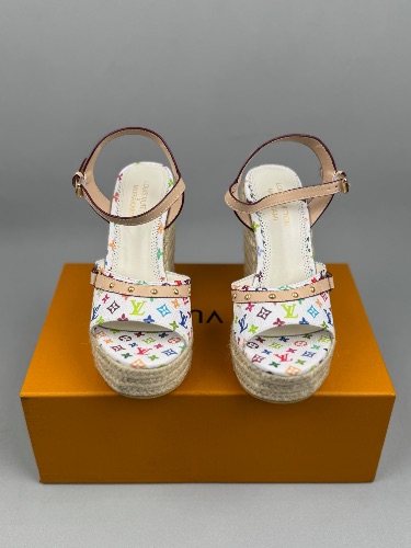 Louis Vuitton × Takashi Murakami Helios Wedge Sandals — 3