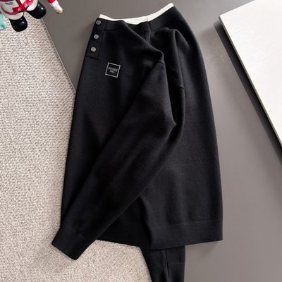 Fendi knitted henley sweater — 7