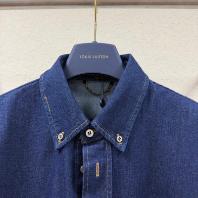 Louis Vuitton Denim Long-Sleeved Shirt — 6