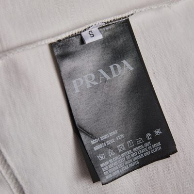 Prada raised logo round-neck T-shirt — 8