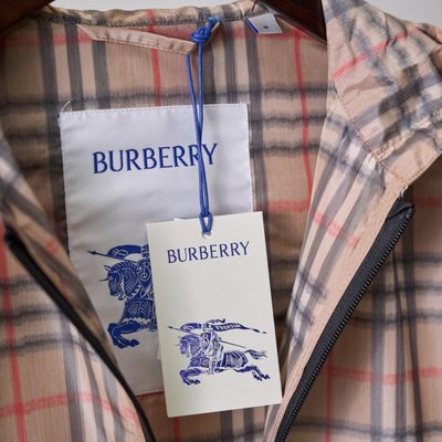 Burberry Gradient Check hooded lightweight jacket — 4