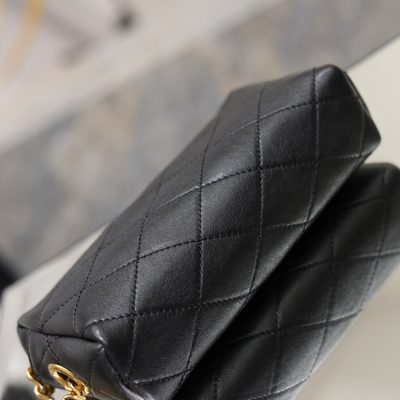 Saint Laurent Cassandre Bijou quilted textured-leather pouch — 8