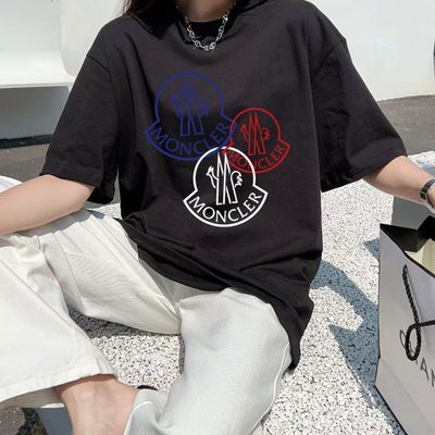 Moncler printed round neck t-shirt — 9