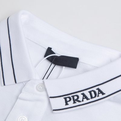 Prada polo shirt in white — 3