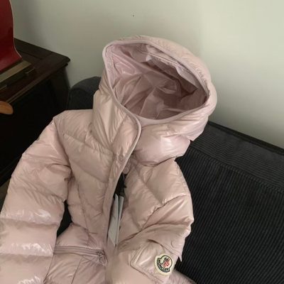 Moncler Barante Hooded Short Down Jacket — 5
