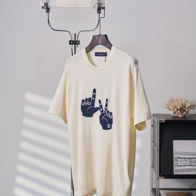 Louis Vuitton Short-Sleeved Signature Patch Crewneck — 3