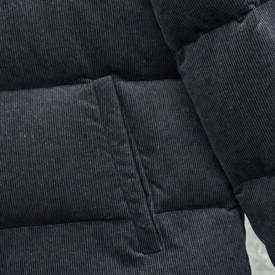 Prada Black Corduroy Cropped Down — 10