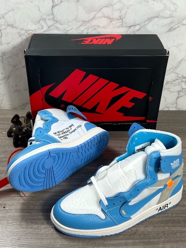 Nike Air Jordan 1 Retro High Off-White "UNC" sneakers — 4