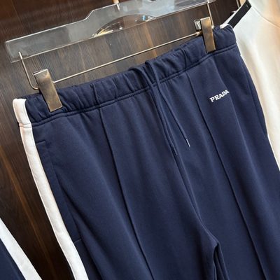 Prada navy blue athletic tracksuit set — 8