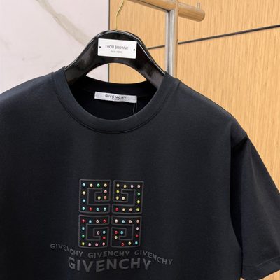 Givenchy stud-embellished logo cotton T-shirt — 3