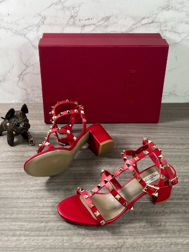 Valentino Garavani Rockstud block heel sandals