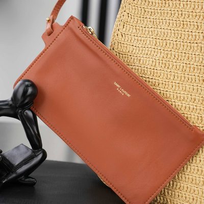 Saint Laurent Le 5 à 7 Raffia Shoulder Bag — 7
