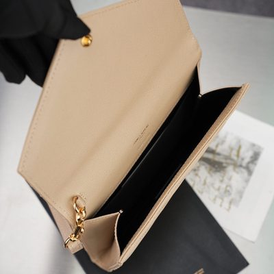Saint Laurent Cassandre Matelassé Flap Pouches — 11