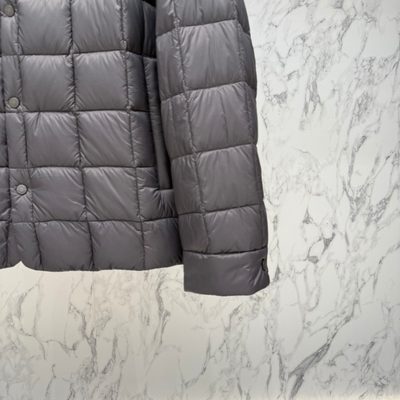 Moncler Castellana Down Quilted Press-Stud Shirt Jacket — 8