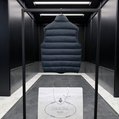 Prada Linea Rossa puffer vest — 9