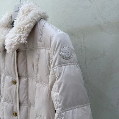 Moncler Cygnes Belted Short Down Jacket — 3