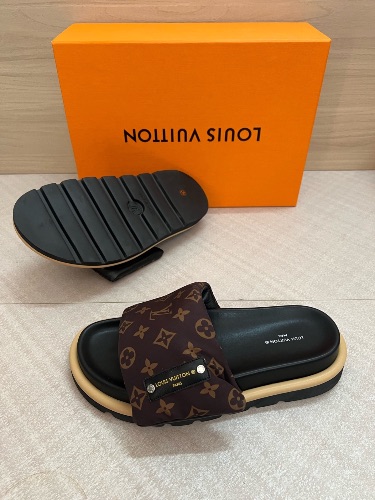 Louis Vuitton Cacao Brown Pool Pillow Flat