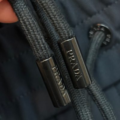 Prada technical fabric zip-up jacket and matching trousers set — 10
