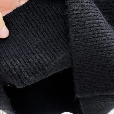 Burberry black crewneck knit sweater — 10