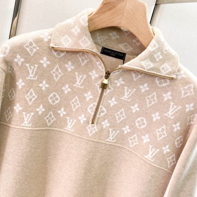 Louis Vuitton Ribbed Wool Half-Zip Jumper — 3