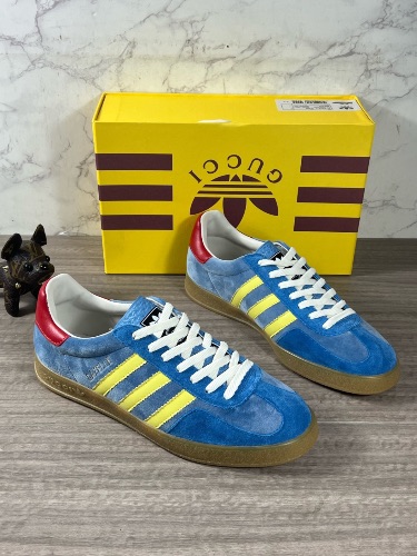 Adidas x Gucci Gazelle Light Blue Suede sneakers — 4
