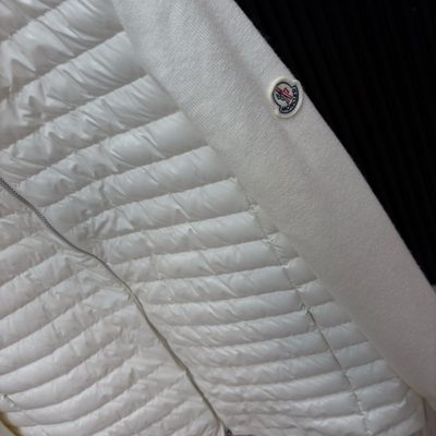 Moncler Padded Wool Zip-Up Cardigan — 7